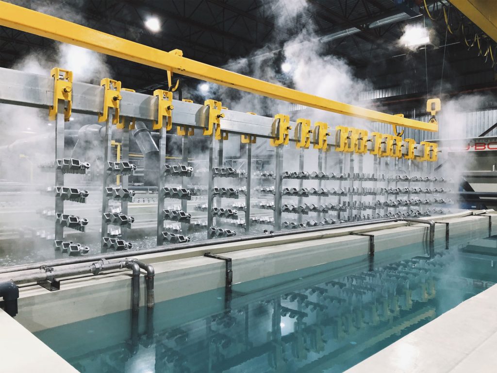 Service d'anodisation de l'aluminium ABM Enviro Livrer. Toujours.